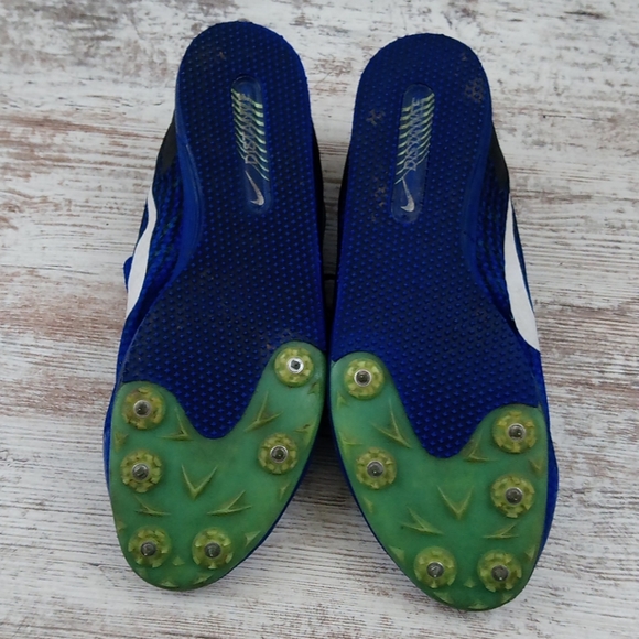 Nike Blue Rival D Distance Track Spike Shoes main image 12